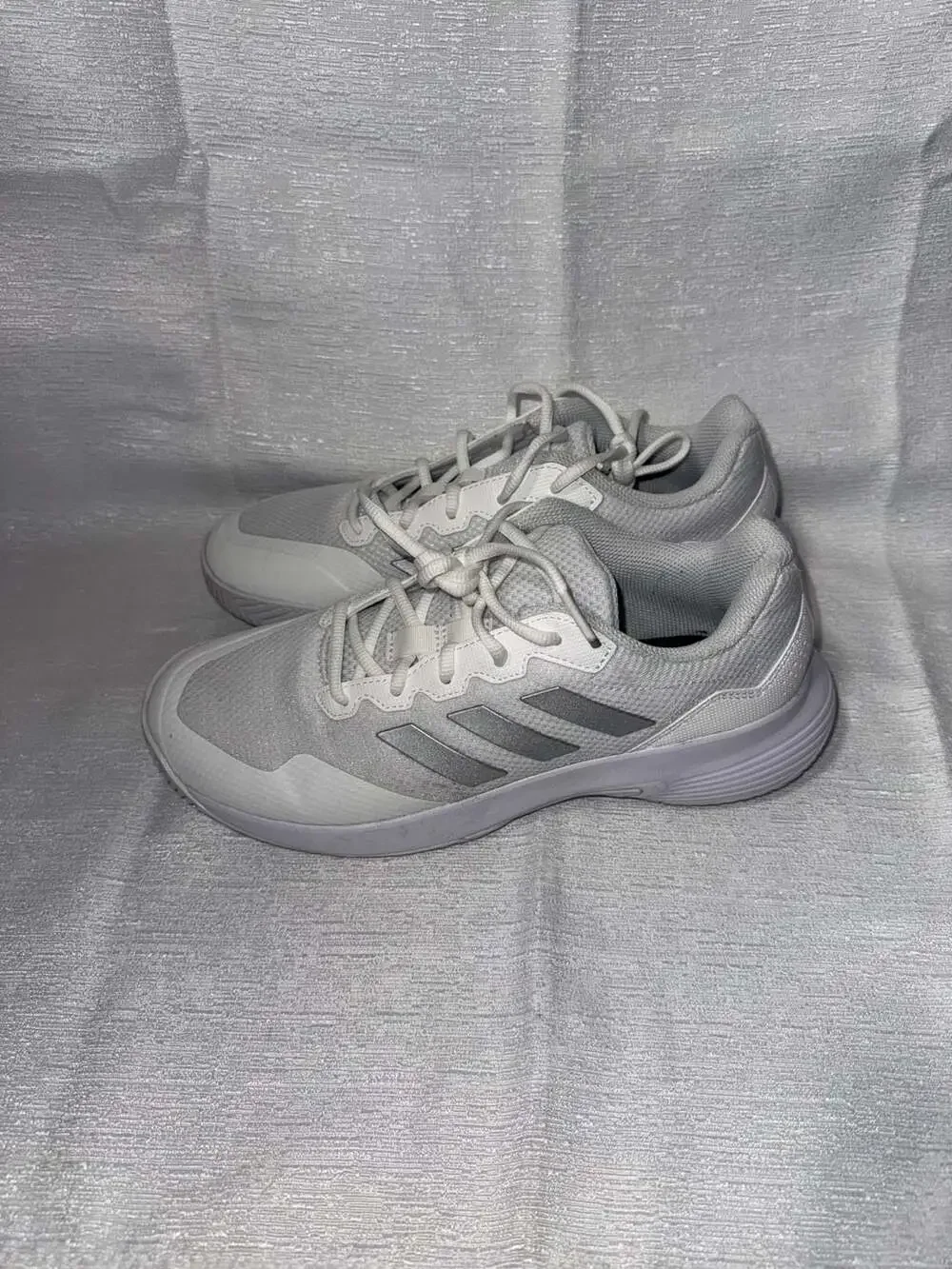 Adidas Gamecourt 2 Tennis Shoes White/Silver